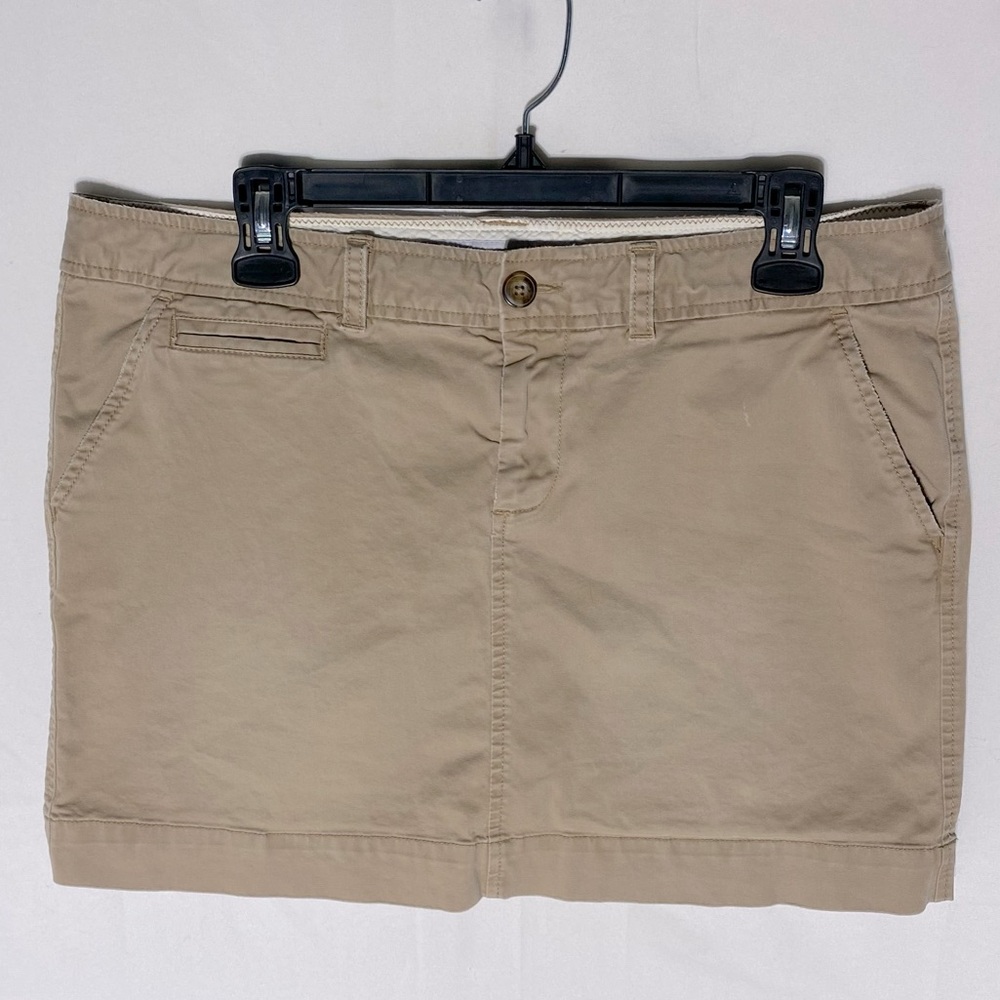 Old Navy Tan Casual Mini Skirt 12